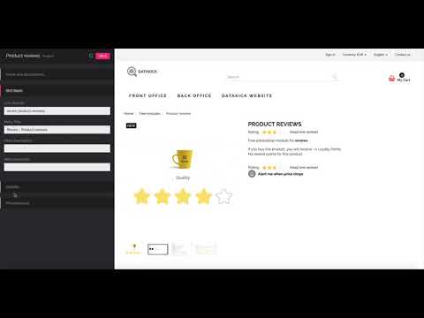 contedit module - edit products and categories in front office