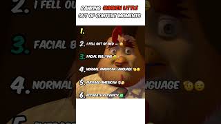 Ranking Out of Context Chicken Little Moments 🐔❗️