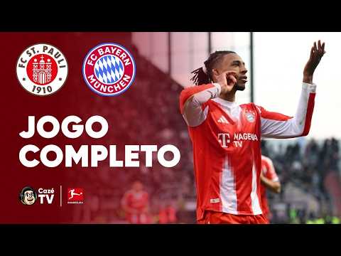 JOGO COMPLETO:  ST. PAULI X BAYERN DE MUNIQUE | BUNDESLIGA 2025/2026 | RODADA