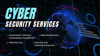 Blue and Black Modern Cyber Security Video