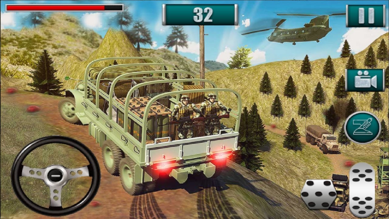 Army Truck Simulator 2020 :Truck games 2020 - Army Vehicle Transport - Android Gameplay