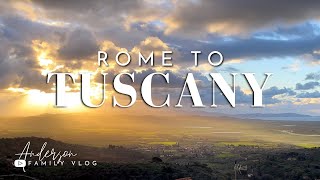 Train from Rome to Tuscany | Italy Travel | Vlog