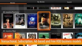 CubiTV Middleware's user interface demo