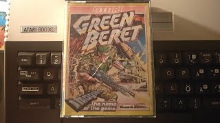 Loading and Playing Green Beret on the Atari 800XL
