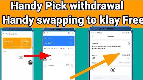Handy pick withdrawal new video/#How to withdraw Handy token/#handyswap to klay/#handypicknewupdate