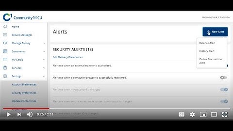 Online Alerts | Digital Banking