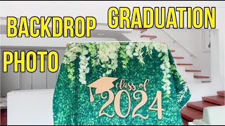 SHOULD YOU BUY Class of 2024 Graduation Photography Backdrop 7x5ft  Photo Backdrop Backdrop Ideas