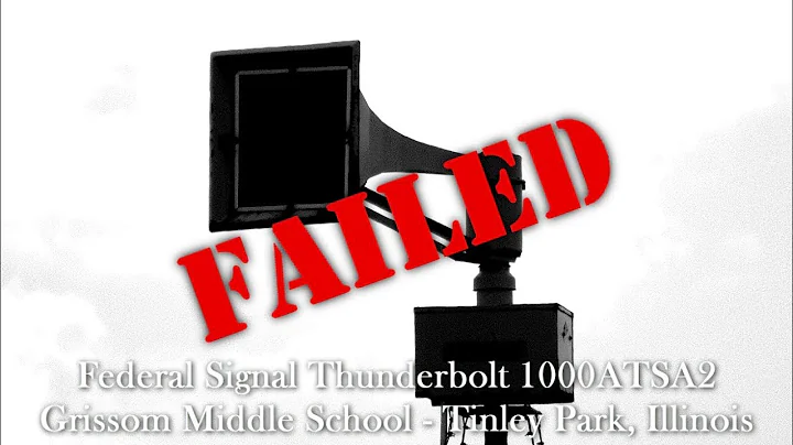 (Unedited) Federal Signal Thunderbolt 1000T | Failure w/ Ambience | Tinley Park, IL | 8/6/19