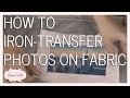 Photo Transfers On Fabric: Mother's Day DIY (Cityline)