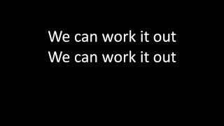 We can work it out lyrics - The Beatles