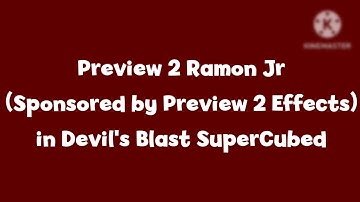 Preview 2 Ramon Jr (Sponsored by Preview 2 Effects) in Devil