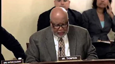 Congressman Thompson - Drone Implications