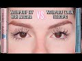 WATERPROOF SKY HIGH MASCARA VS. WATERPROOF L'OREAL TELESCOPIC MASCARA DRUGSTORE COMPARISON 2021