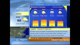 Weatherscan Emulator - London, UK - 7/19/2022 3:15pm