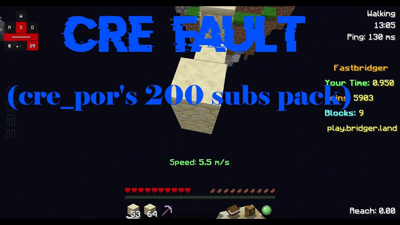 cre_fault pack release cre_por's 200 subs pack - YouTube