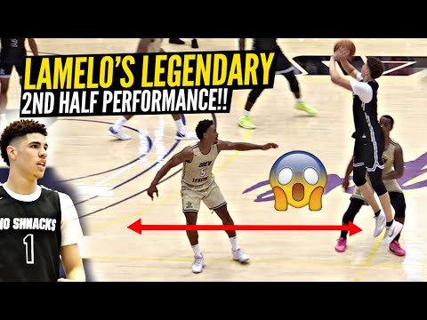LaMelo Ball Puts On Most LEGENDARY 2nd Half Performance Since 92 Point ...