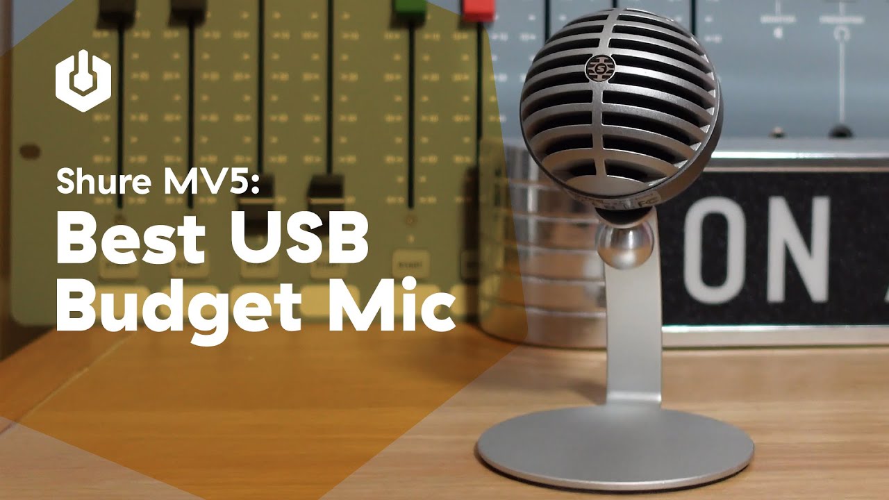 Best USB Budget Mic for Radio Broadcasters | Shure MV5 Review - YouTube