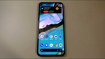 Google Pixel 5a Incoming Call (Android 12)