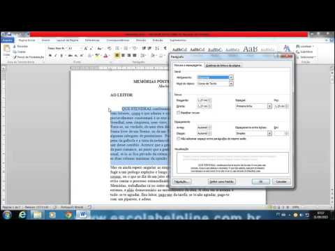 Vídeo: Como Formatar Um Documento