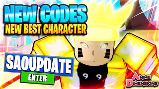 NEW UPDATE CODES [🦊 BEAST] ALL CODES! Anime Dimensions Simulator
