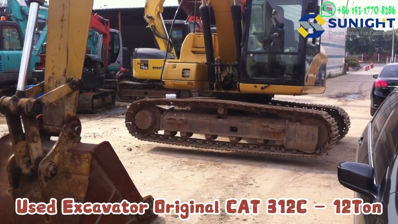 Used Caterpillar/CAT Excavator 312C in 2012 Year, Working Hours: 3250H