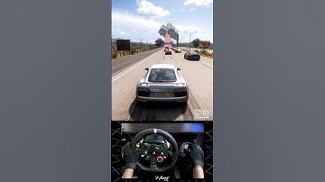 Insane 🤯 1191HP Audi R8 V10 Plus #forzahorizon5 #logitechg29 #steeringwheel