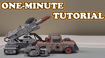 Quick Tutorial: Transformers Scraphook combined with Centurion Drone / Brunt