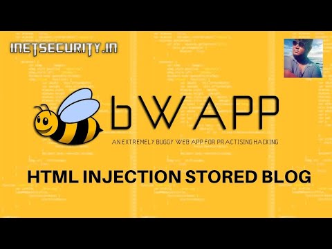 Bug Bounty Basics - 4. HTML Injection Stored Blog | #bugbounty #bwapp #techiejosh #tamil