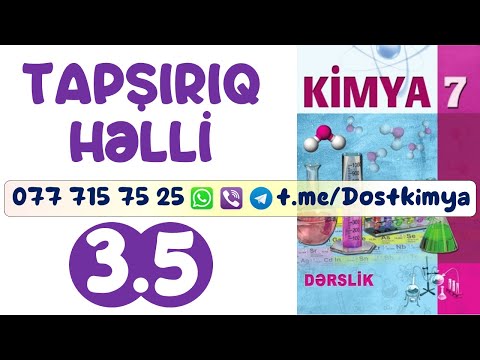 3.5. Ozon (7-ci sinif kitabındakı tapşırıqlar)