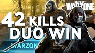 THINND 42 Kills Duo Win! COD Warzone Tournament Practice | Call of Duty Gameplay