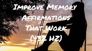 Amazing Improve Memory Affirmations For Concentration | Positive Meditation 432 HZ Sleep
