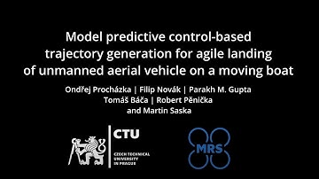 Model predictive control-based trajectory generator for agile landing of UAV on USV