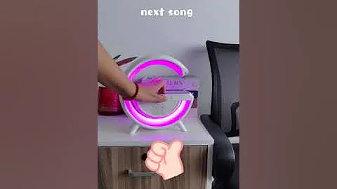 smartlight sound machine bluetooth speaker RGB light wireless charger