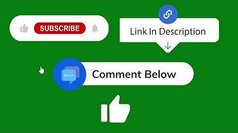 Youtube Starterpack Animation Green Screen +Transparent background | Youtube Subscribe Button