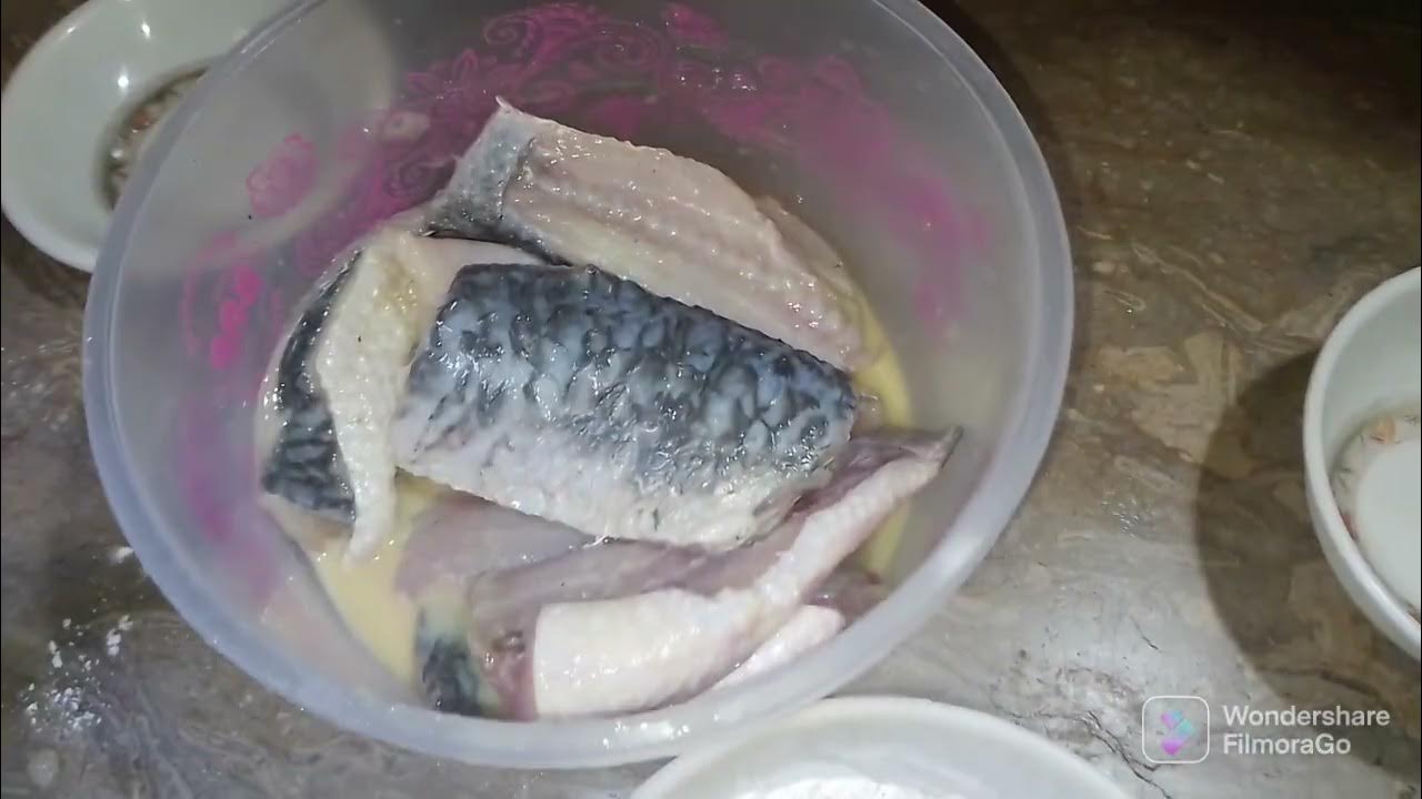 how to make fry fish with corn starch YouTube