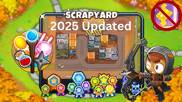 🔥 Scrapyard [Magic Monkeys Only] Guide | No Monkey Knowledge - BTD6 (2025 Updated) 🔥