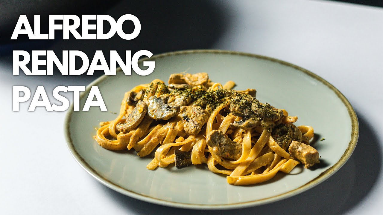 [ASMR] ALFREDO RENDANG PASTA: THE NEXT LEVEL 