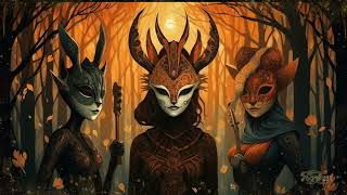 Dancing with spirit animals in the forest Ambience  - Fantasy background music | | witchy playlist