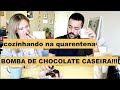 BOMBA de chocolate! Cozinhar junto da certo? Só bobagem! Café novo e info no final! - Ep. 259