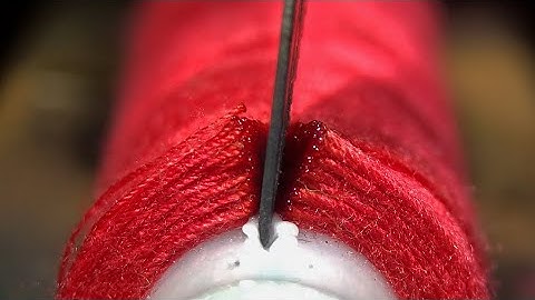 Thread with Hot Knife and Melting in Macro | Closeup | Satisfying Video | ASMR 🧵🔪