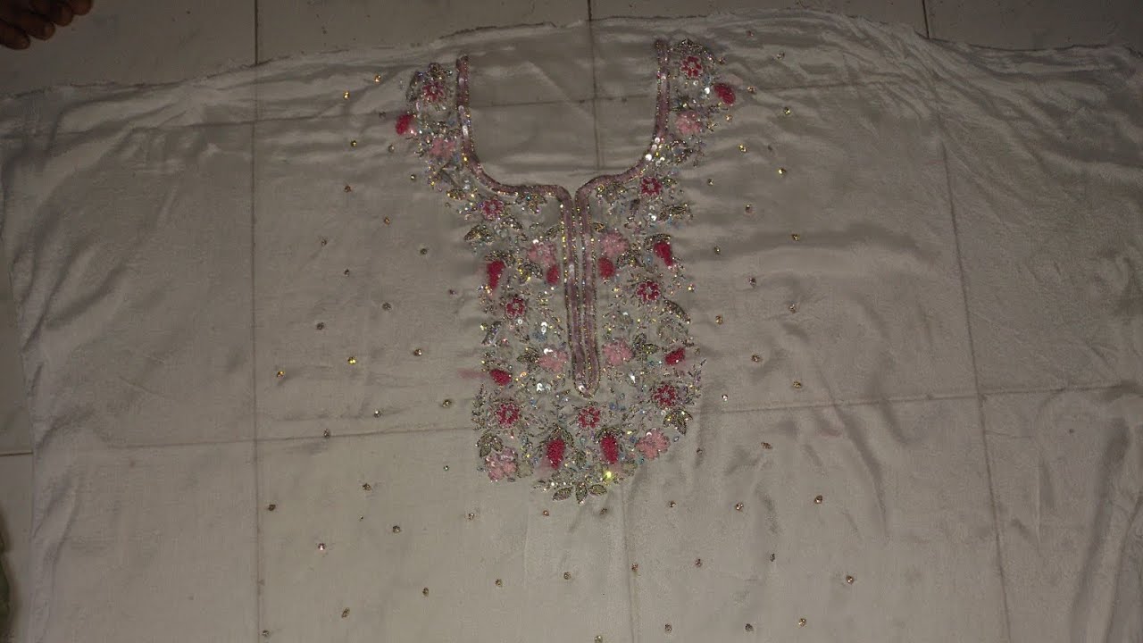 hand embroidery dress designs 😍 beautiful #fashion #fashiondesign #weddingdress