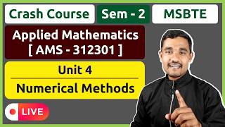 Crash Course | Unit 04 | Applied Mathematics (AMS) | Diploma in Engineering | MSBTE