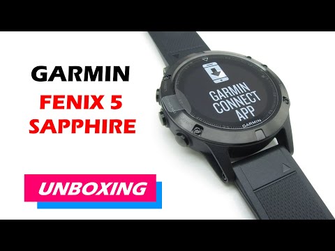 garmin fenix 5 unboxing
