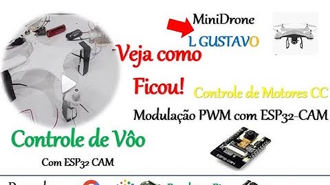 Teste PWM do ESP32 CAM no Motor CC
