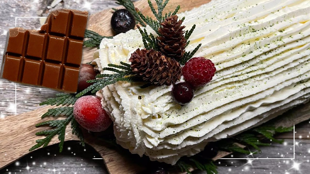 Bûche de Noël Facile au Chocolat Praliné | EnjoyCooking