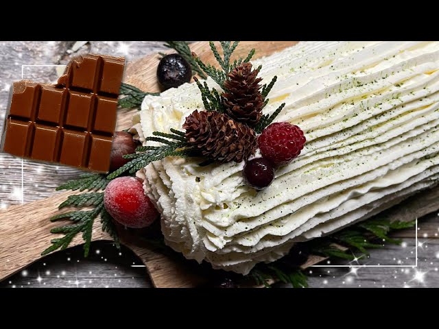 Recette bûche de Noël chocolat - L'atelier de Roxane