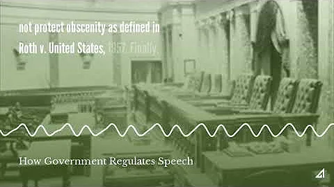 How Government Regulates Speech