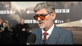 John Orloff interview about MASTERS OF THE AIR at the Premiere