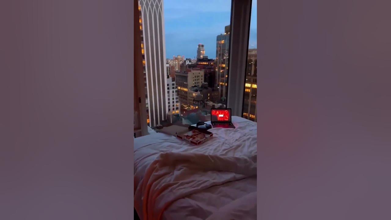 NEW YORK CITY, HOTEL ROOM view 🌃💯