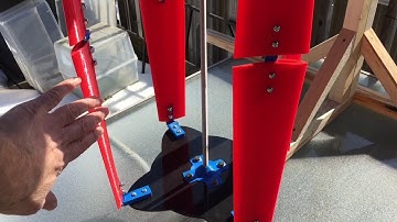 QUANTUM2020 PROTOTYPE 1 VAWT VERTICAL AXIS WIND TURBINE